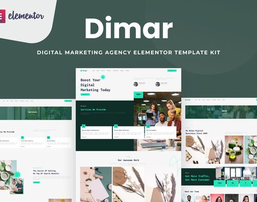 Dimar - Digital Marketing Elementor Template Kit