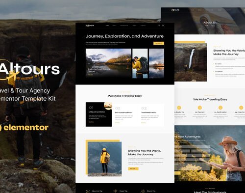 Altours - Travel & Tour Agency Elementor Template Kit