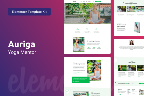 Auriga — Health Coach & Yoga Mentor Elementor Template Kit Auriga — Health Coach & Yoga Mentor Elementor Template Kit