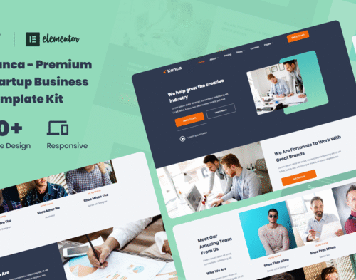 Kanca - Startup Business Consulting Elementor Template Kit