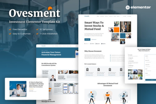 best investment Elementor template kit instant download