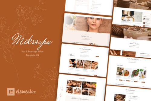 best Mikrospa spa template download for massage business