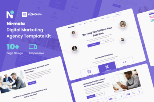best Nirmala digital marketing agency template download