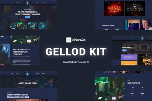 best esports gaming template kit instant download