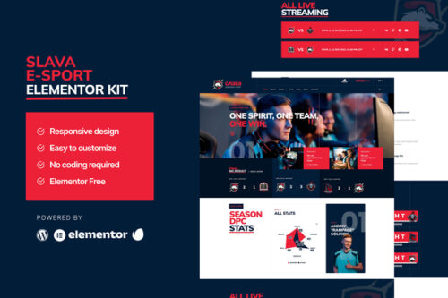 best esport template kit download for gaming website