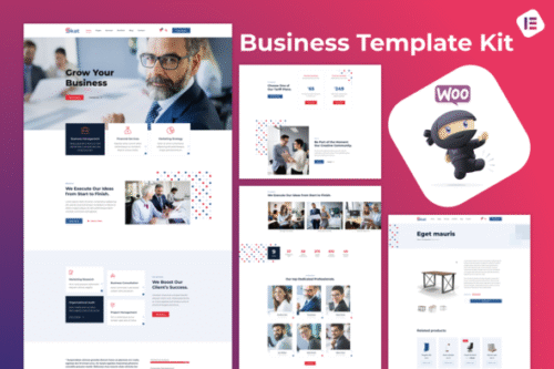 best Skat corporate Elementor template kit download