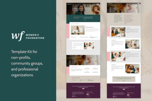 best Women's Foundation WordPress template for non-profit download