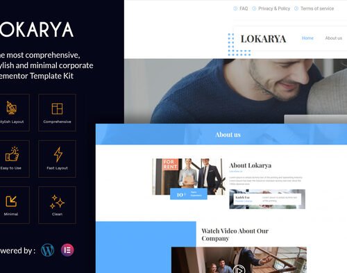 Lokarya - Real Estate Elementor Template Kit