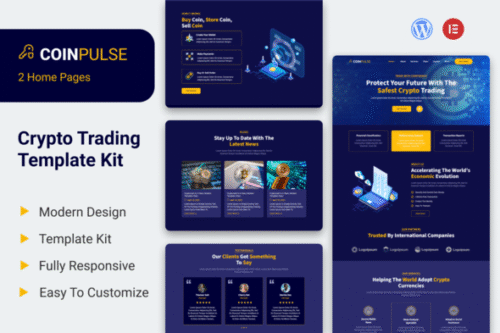 best crypto trading template instant download