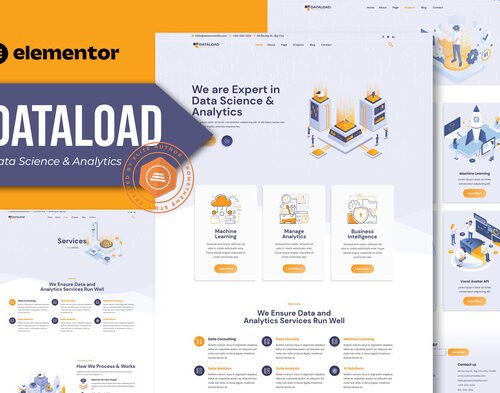 Dataload - Data Science & Analytics Elementor Template Kit