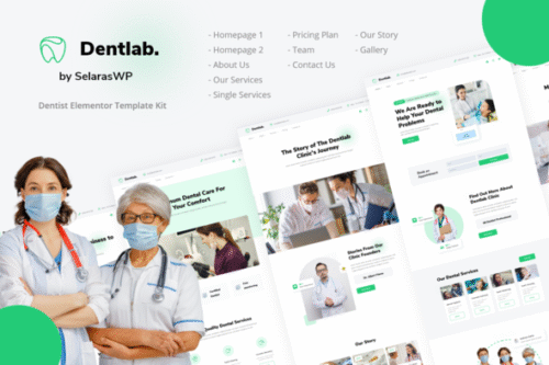 Dentlab - Dentist & Dental Clinic Elementor Template Kit