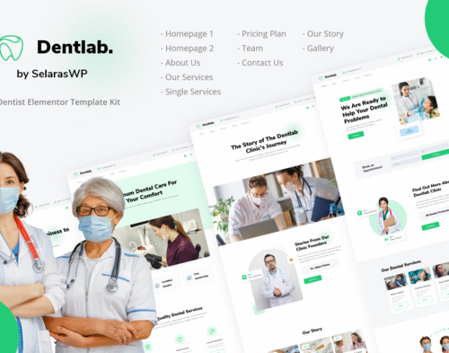 Dentlab - Dentist & Dental Clinic Elementor Template Kit
