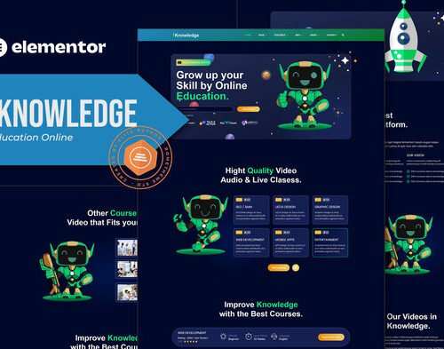 iKnowledge - Education Online & Learning Platform Elementor Template Kit