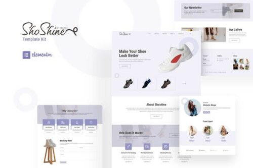 best cleaning service Elementor template kit instant download