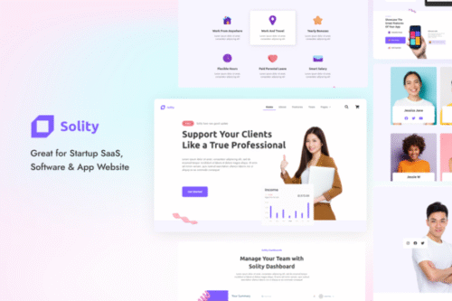 best SaaS Elementor template kit instant download