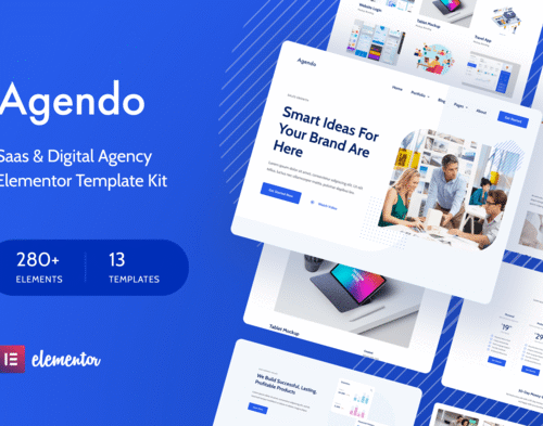 Agendo - Digital Agency & Creative Elementor Template Kit