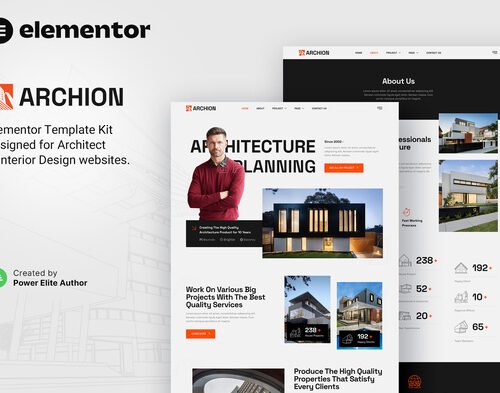 Archion – Architect & Contractor Elementor Template Kit