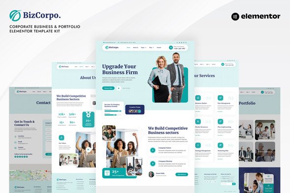 Bizcorpo - Corporate Business & Portfolio Elementor Template Kit Bizcorpo - Corporate Business & Portfolio Elementor Template Kit