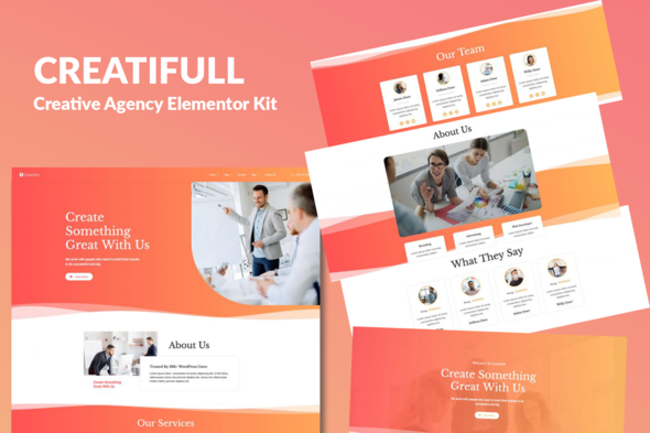 Creatifull - Creative Agency Elementor Template Kit best creative agency Elementor template kit download