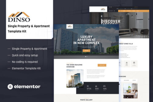 best Dinso property listing template instant download