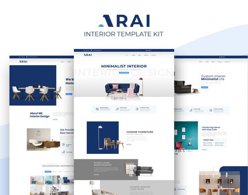 Arai | Interior & Furniture Elementor Template kit