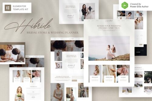 Best Hibride Elementor wedding photography template download