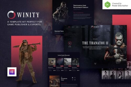 best eSports website template download for gaming teams