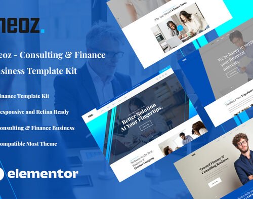 Ineoz - Consulting & Finance Business Elementor Template Kit