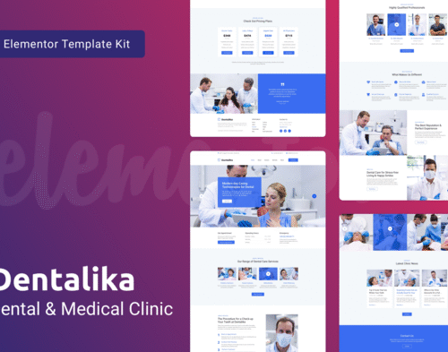 Dentalika — Dental Clinic & Medical Health Elementor Template Kit