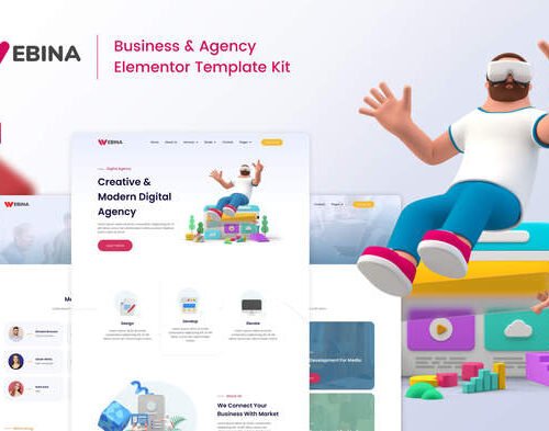 Webina - Business Agency & Startup Elementor Template Kit