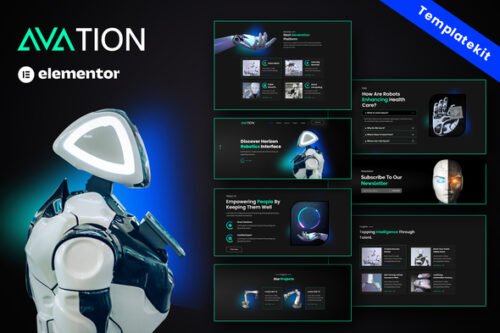 AVATION - Robotics & Artificial Intelligence Elementor Template Kit