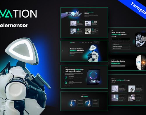 AVATION - Robotics & Artificial Intelligence Elementor Template Kit