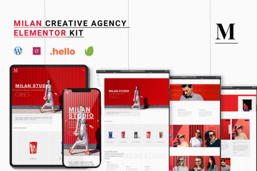 best Milan creative agency template download instantly