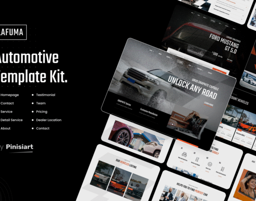 Lafuma - Car Rental & Auto Dealer Elementor Template Kit