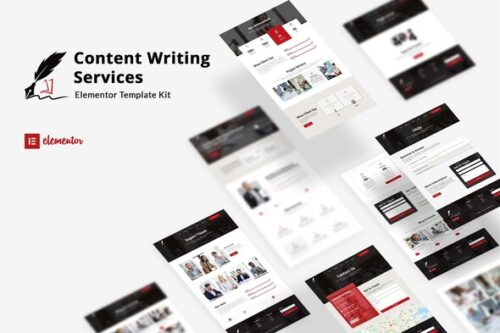 best Writery content writer website template download