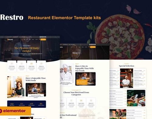 Restro - Restaurant Elementor Pro Template Kit