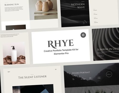 Rhye – Creative Portfolio Elementor Pro Template Kit