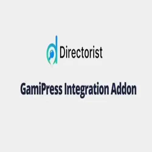 Directorist GamiPress Integration Addon settings page showing reward triggers for directory listings.