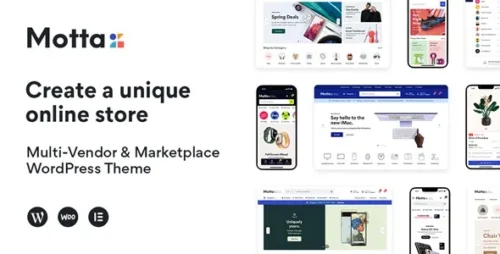 Motta Multi-Vendor Marketplace WordPress Theme Preview