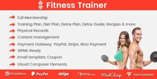 best fitness trainer wordpress plugin membership site builder