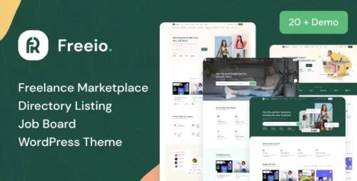 best Freeio freelance marketplace WordPress theme download