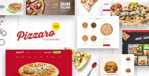 best Pizzaro restaurant WooCommerce theme download