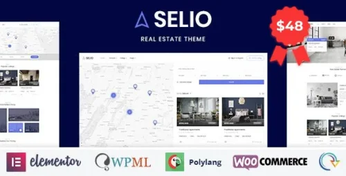 best Selio real estate directory WordPress theme download
