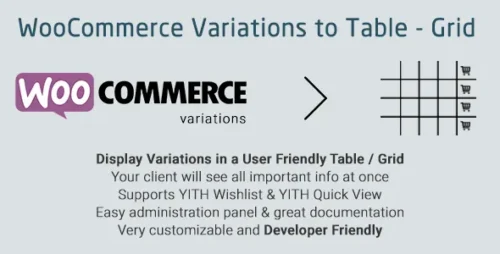 best WooCommerce variations table plugin download